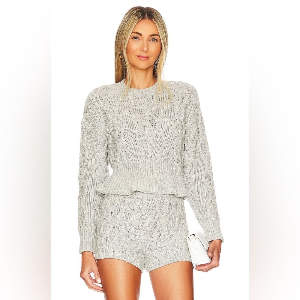 Revolve MAJORELLE Caelynn Sweater in Grey Size M